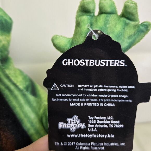 2017 Slimer NWT 10" Plush Ghostbusters Goblin (Toy Factory, 2017) - Picture 2 of 10